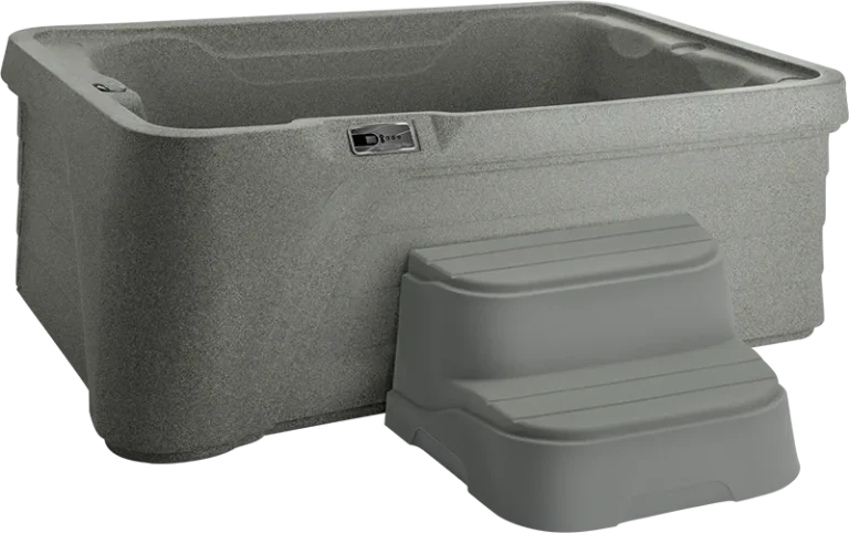 FreeFlow jakuzzi Taupe színben lépcsővel