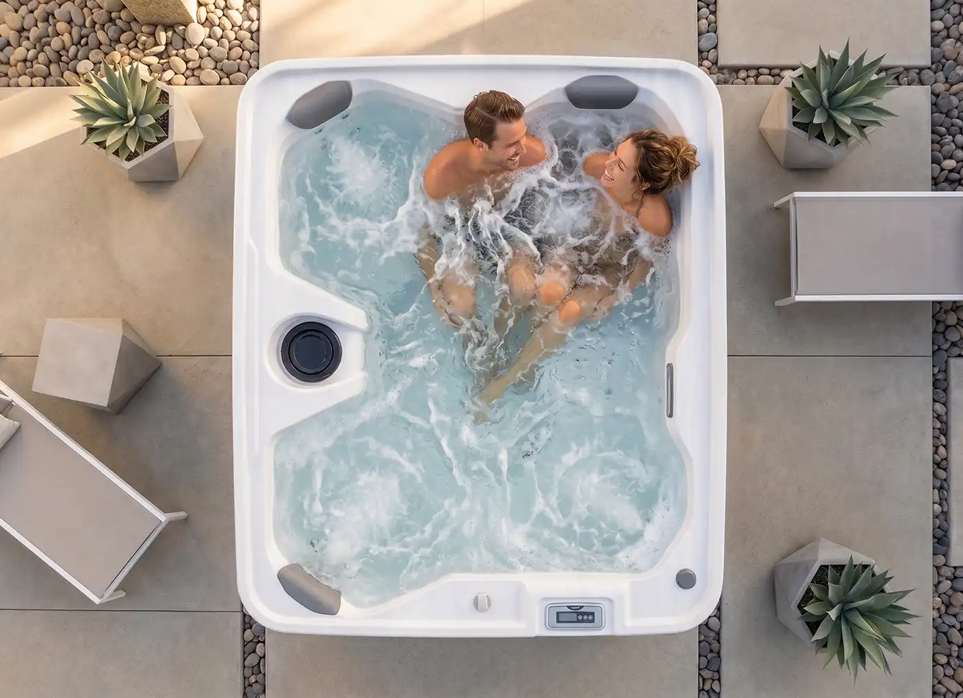 FreeFlow Azure jakuzzi felülnézetből